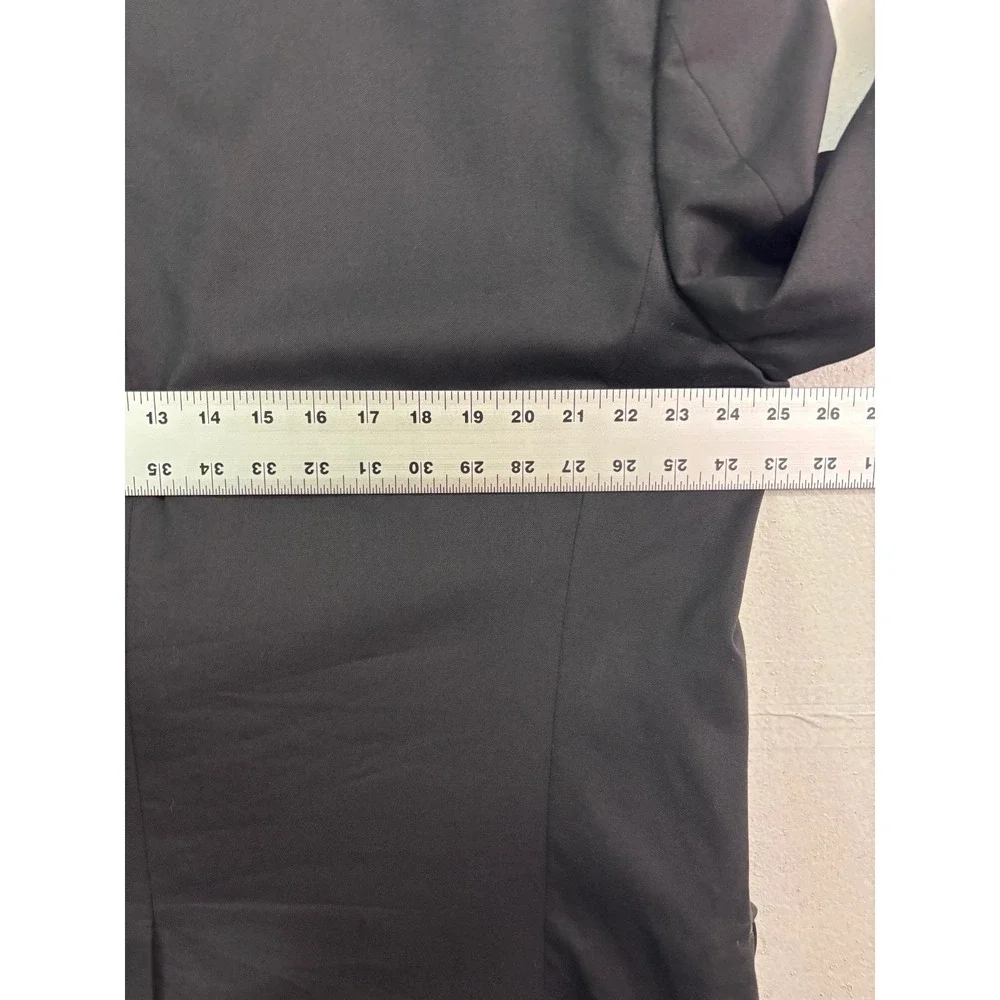 Hart Schaffner Marx 46XL 46L Black‎ Tuxedo Jacket Blazer Tux Evening Formal Wool